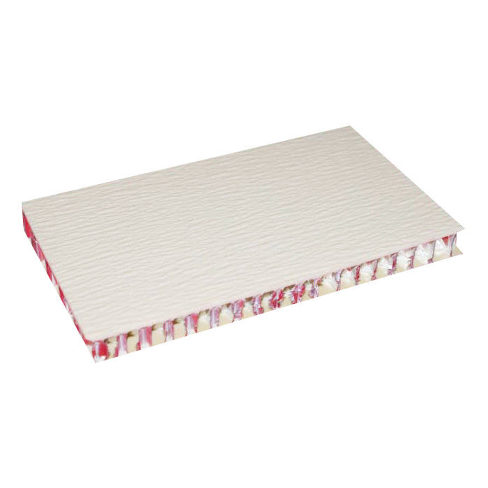 แผงฝ้าเพดาน FRP ที่มีลายนูน PP Honeycomb Core FRP แผงเสริมไฟเบอร์กลาส
