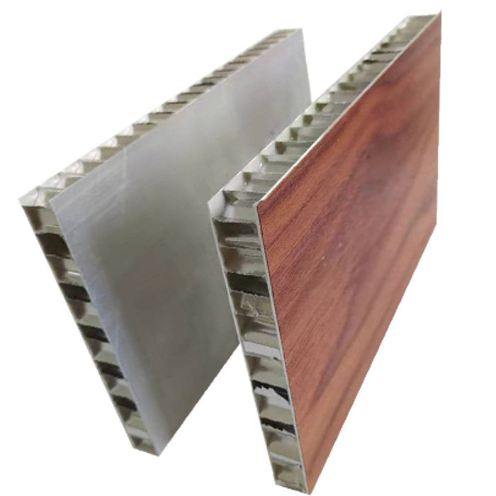 Wood Look Aluminium Honeycomb Composite Panel 10000mm สำหรับวัสดุตกแต่งผนัง